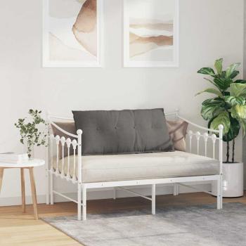 Rückenkissen Hellgrau 100 x 50 cm Cordstoff