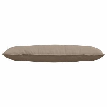 Rückenkissen Taupe 120 x 50 cm Mikrofaserstoff