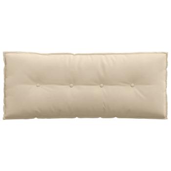 Rückenkissen Creme 120 x 50 cm Mikrofaserstoff