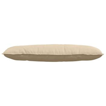 Rückenkissen Creme 120 x 50 cm Mikrofaserstoff