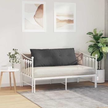 Rücken Kissen Dunkelgrau 120 x 50 cm Cordstoff