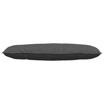 Rücken Kissen Dunkelgrau 120 x 50 cm Cordstoff