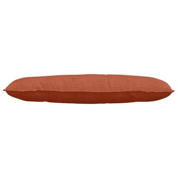 ARDEBO.de - Rückenkissen Rot-Orange 120 x 50 cm Cordstoff