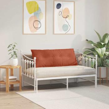 Rückenkissen Rot-Orange 120 x 50 cm Cordstoff