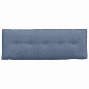 Rückenkissen Blau 140 x 50 cm Cordstoff