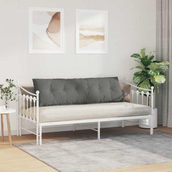 Rückenkissen Dunkelgrau 160 x 50 cm Mikrofaserstoff