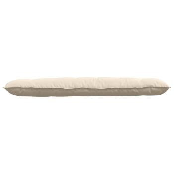 Rückenkissen Beige 160 x 50 cm Mikrofaserstoff
