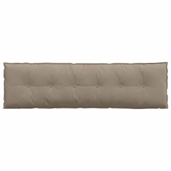 Rückenkissen Taupe 180 x 50 cm Mikrofaserstoff