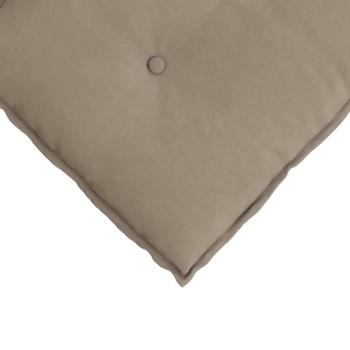 Rückenkissen Taupe 180 x 50 cm Mikrofaserstoff