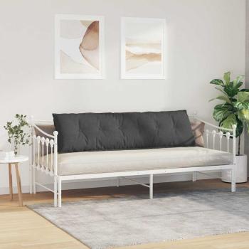Rückenkissen Dunkelgrau 180 x 50 cm Cordstoff