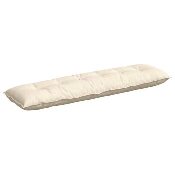 Rückenkissen Creme 180 x 50 cm Cordstoff
