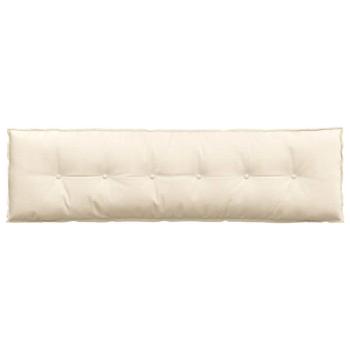 Rückenkissen Creme 180 x 50 cm Cordstoff
