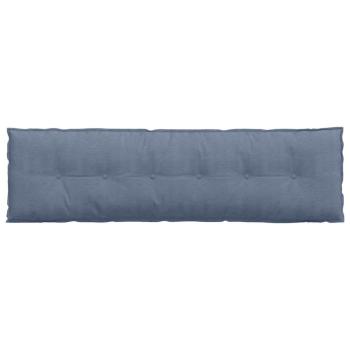 Rückenkissen Blau 180 x 50 cm Cordstoff