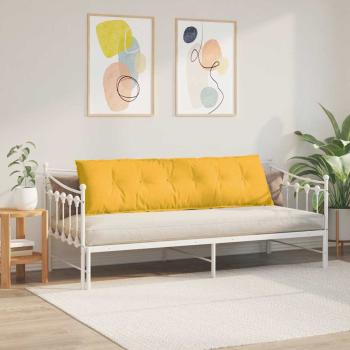 Rückenkissen Helles Gelb 180 x 50 cm Cordstoff