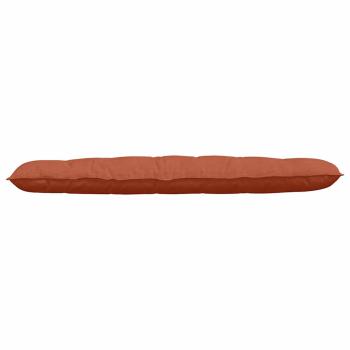 Rückenkissen Rot-Orange 180 x 50 cm Cordstoff