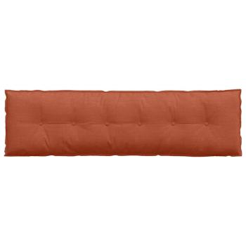 Rückenkissen Rot-Orange 180 x 50 cm Cordstoff