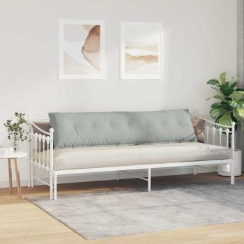 Rückenkissen Hellgrau 200 x 50 cm Cordstoff