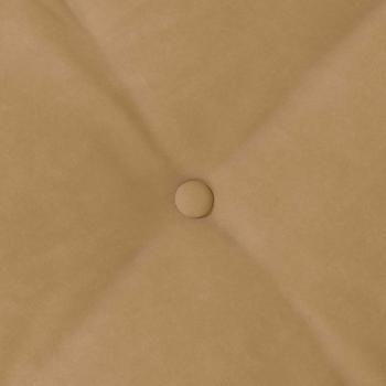 Rückenkissen Braun 200 x 50 cm Cordstoff