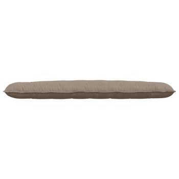 Rückenkissen Taupe 200 x 50 cm Mikrofaserstoff