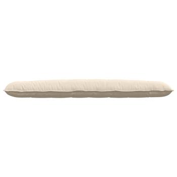 Rückenkissen Beige 200 x 50 cm Mikrofaserstoff