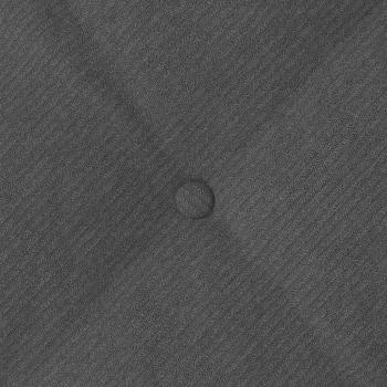 Rückenkissen Dunkelgrau 200 x 50 cm Cordstoff