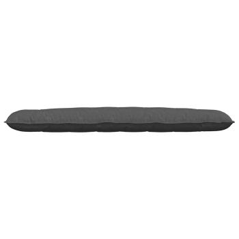 Rückenkissen Dunkelgrau 200 x 50 cm Cordstoff