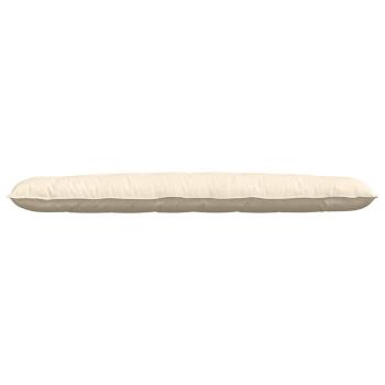 Rückenkissen Creme 200 x 50 cm Cordstoff