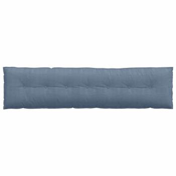 Rückenkissen Blau 200 x 50 cm Cordstoff