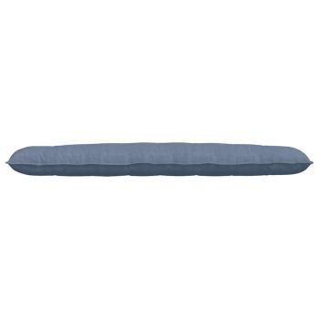 Rückenkissen Blau 200 x 50 cm Cordstoff