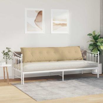 Rückenkissen Grau-Grün 200 x 50 cm Cordstoff