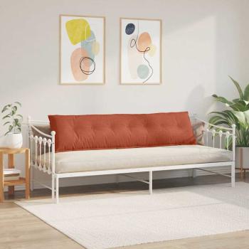 Rückenkissen Rot-Orange 200 x 50 cm Cordstoff