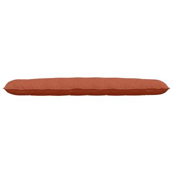 Rückenkissen Rot-Orange 200 x 50 cm Cordstoff