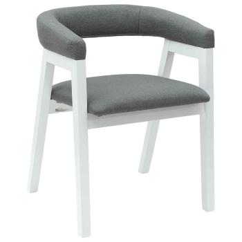 Esszimmerstühle 2 stk. Massives Gummiholz Weiß 54 x 57 x 73 cm