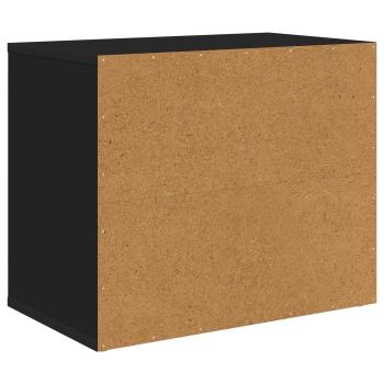 Katzenhaus Schwarz 51 x 30 x 42 cm Holzwerkstoff