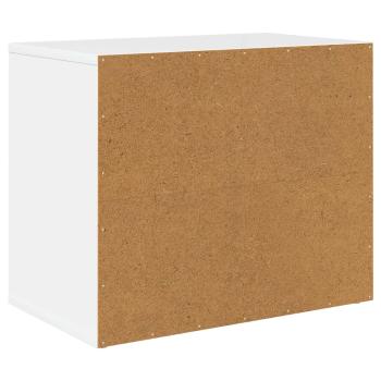 Katzenhaus Glänzend Weiß 51 x 30 x 42 cm Holzwerkstoff