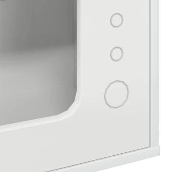 Katzenhaus Glänzend Weiß 51 x 30 x 42 cm Holzwerkstoff