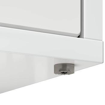 Katzenhaus Glänzend Weiß 51 x 30 x 42 cm Holzwerkstoff