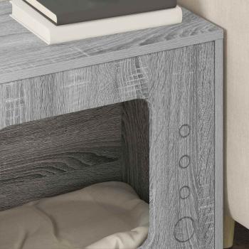 Katzenhaus Graues Sonoma 51 x 30 x 42 cm Holzwerkstoff