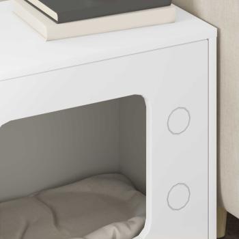 Katzenhaus Weiß 51 x 30 x 52 cm Holzwerkstoff