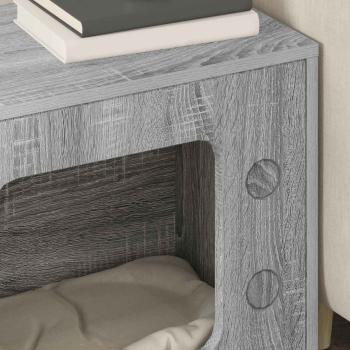 Katzenhaus Graues Sonoma 51 x 30 x 52 cm Holzwerkstoff