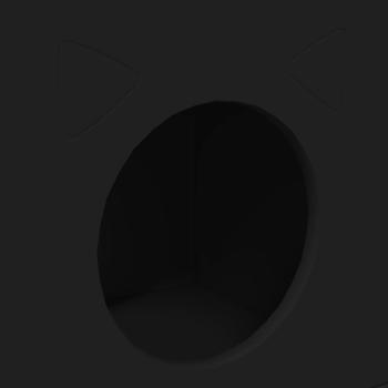 Katzenhaus Schwarz 72 x 42,5 x 70 cm Holzwerkstoff