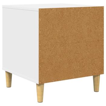 ARDEBO.de - Hundehütte Weiß 44 x 42 x 49 cm Holzwerkstoff