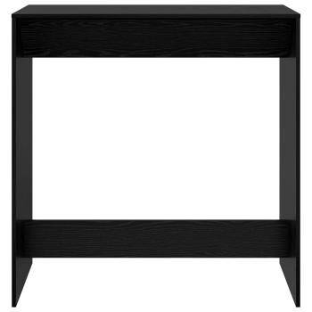 Bartisch Schwarz Eichen-Optik 102 x 50 x 103,5 cm Holzwerkstoff