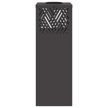 Solar LED Weg Licht 2 pcs Schwarz Kalt gewalzter Stahl