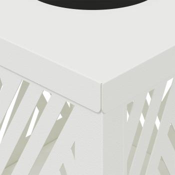 Solar LED Weg Licht 2 pcs Weiß Kalt gewalzter Stahl