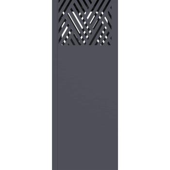 Solar LED Weg Licht 2 pcs Anthrazit Kalt gewalzter Stahl