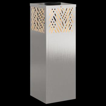 Solar LED Weg Licht Fischgrätenmuster 2 pcs Edelstahl Edelstahl