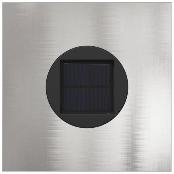 Solar LED Weg Licht Fischgrätenmuster 2 pcs Edelstahl Edelstahl