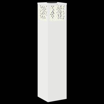 Solar LED Weg Licht 2 pcs Weiß Kalt gewalzter Stahl