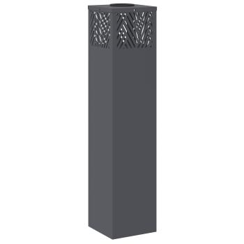 Solar LED Weg Licht 2 pcs Anthrazit Kalt gewalzter Stahl